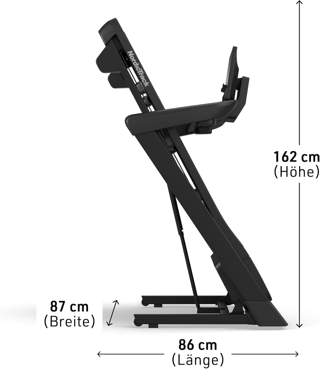 NordicTrack T-Serie: Laufband mit Steigung, Bluetooth & 136 kg Tragkraft