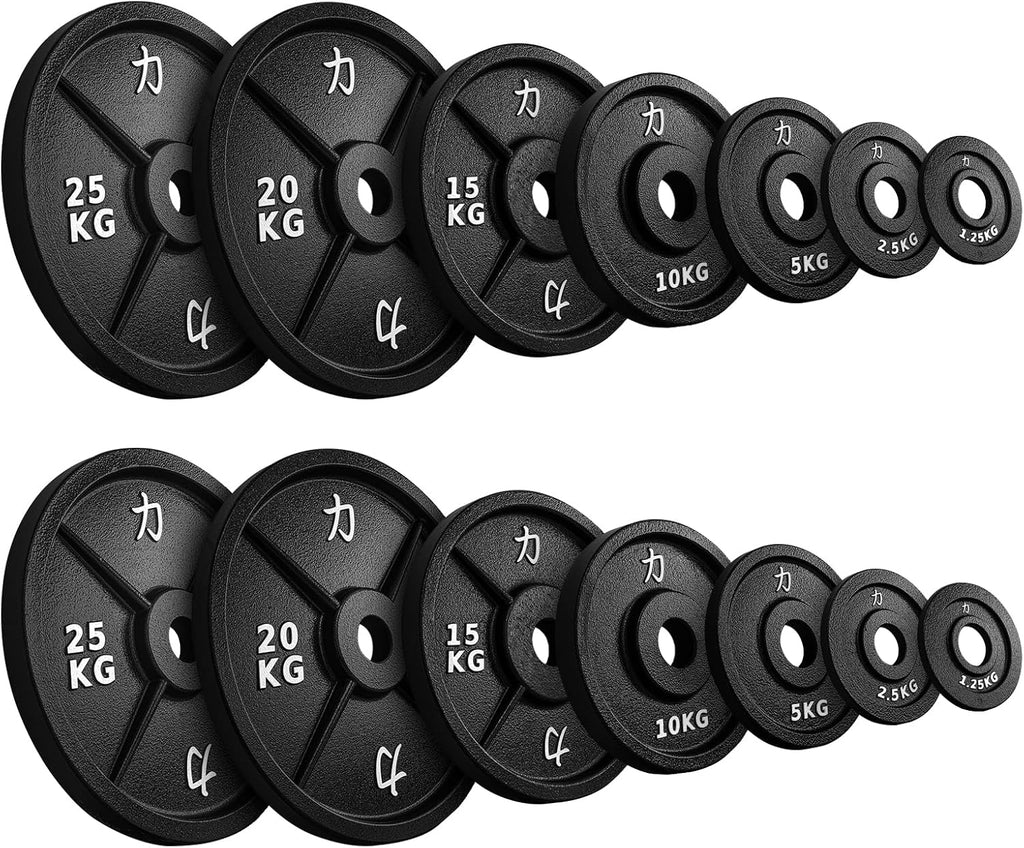 Strength Shop Gusseisen Hantelscheiben: Robuste 50mm Gewichtsscheiben für Langhantel