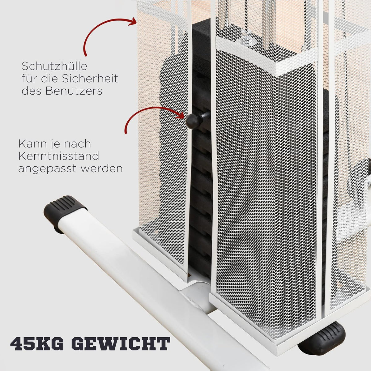 HOMCOM Multistation: Kraftstation mit Latzug, Butterfly & 45 kg Gewichten